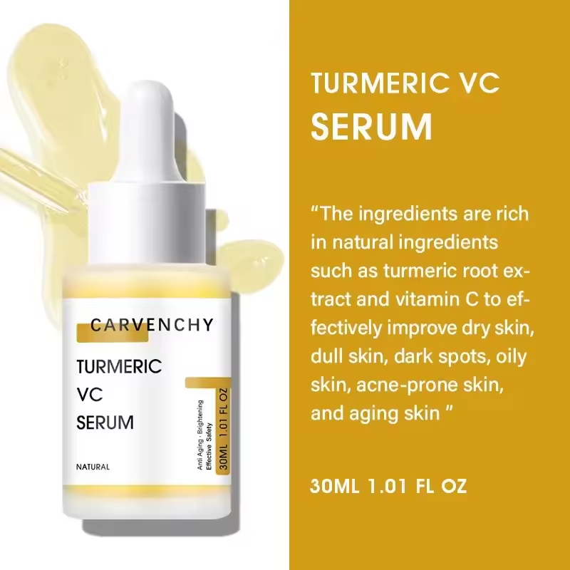 Turmeric Vitamin C Serum - Anti-Aging, Acne Treatment, Skin Brightening, For All Skin Types, 30ml