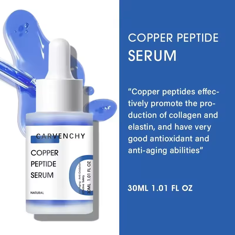 Copper Peptide Serum - Anti-Aging Skin Rejuvenation, Collagen Boosting, Restores Skin Elasticity, 30ml (1.01 fl oz)