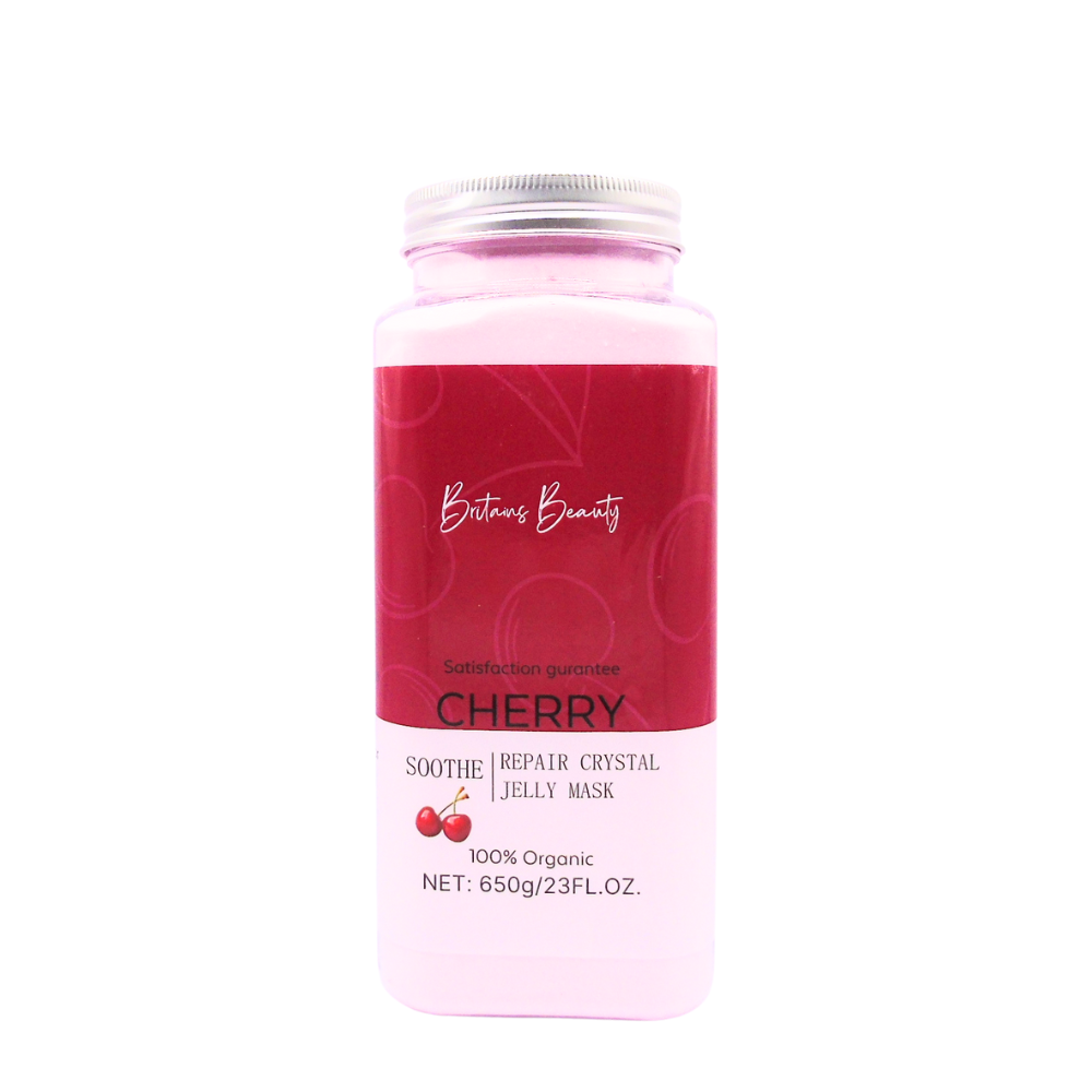 Britains Beauty Cherry Repair Crystal Jelly Mask - 100% Organic, Deep Hydration, Natural Ingredients, 23FL.OZ, Radiant Glow, Soothe and Repair Skin