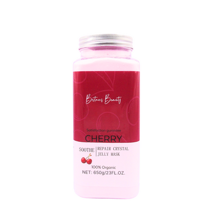 Britains Beauty Cherry Repair Crystal Jelly Mask - 100% Organic, Deep Hydration, Natural Ingredients, 23FL.OZ, Radiant Glow, Soothe and Repair Skin
