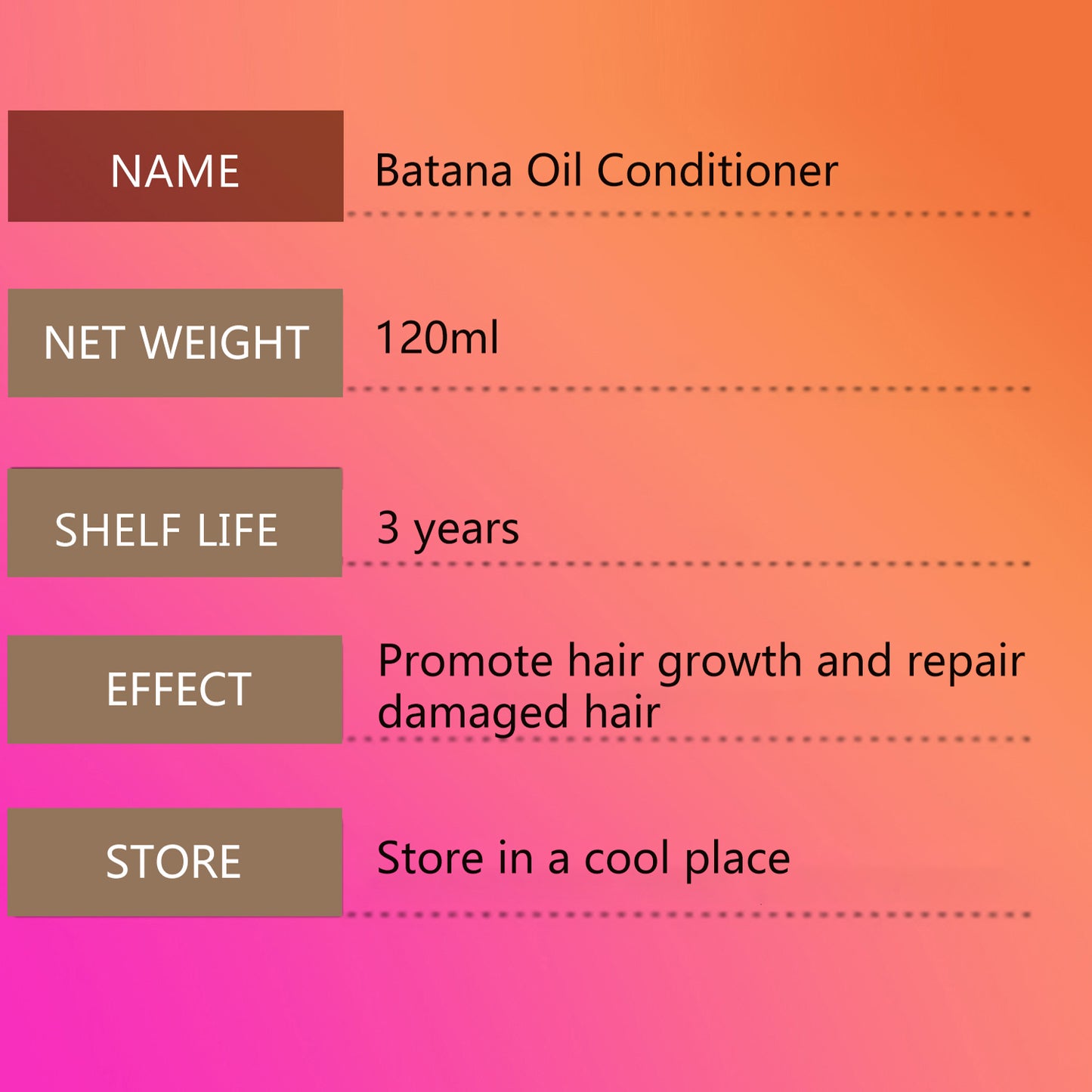 Batana Oil Hair Conditioner - Promotes Growth, Nourishes Scalp, Enhances Texture & Reduces Split Ends - 120ml