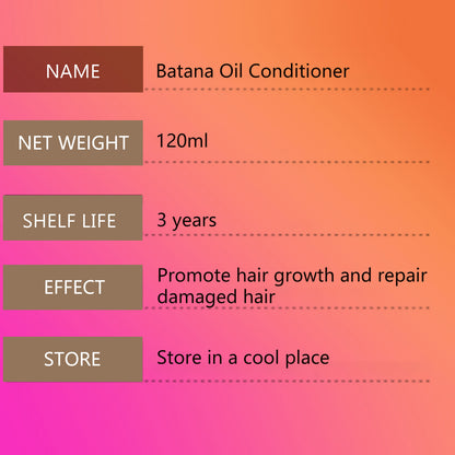 Batana Oil Hair Conditioner - Promotes Growth, Nourishes Scalp, Enhances Texture & Reduces Split Ends - 120ml