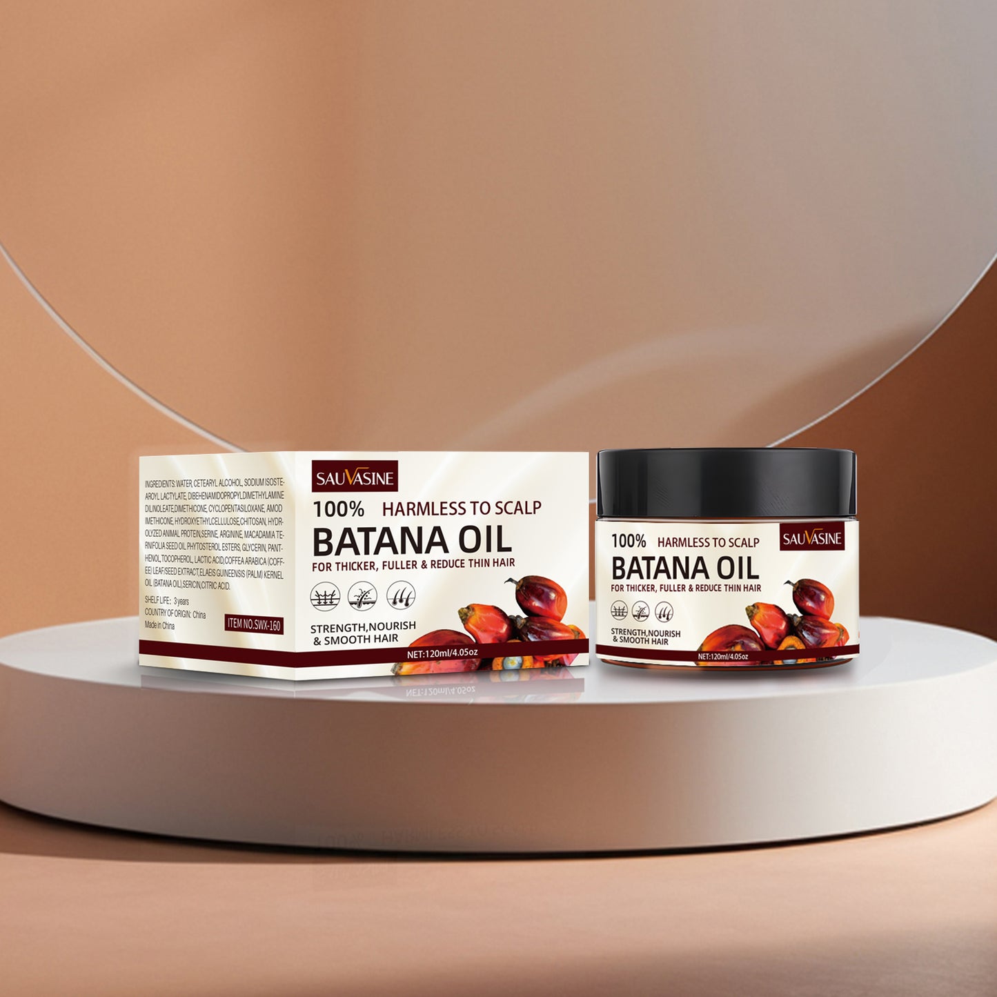 Batana Oil Hair Conditioner - Promotes Growth, Nourishes Scalp, Enhances Texture & Reduces Split Ends - 120ml