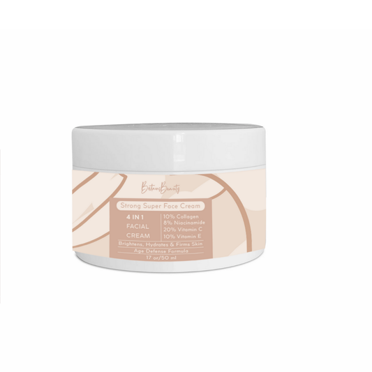 Britains Beauty 4 IN 1 Facial Cream - Collagen, Niacinamide, Vitamin C, & Vitamin E - Hydration, Skin Brightening & Firming Cream - 50 ml