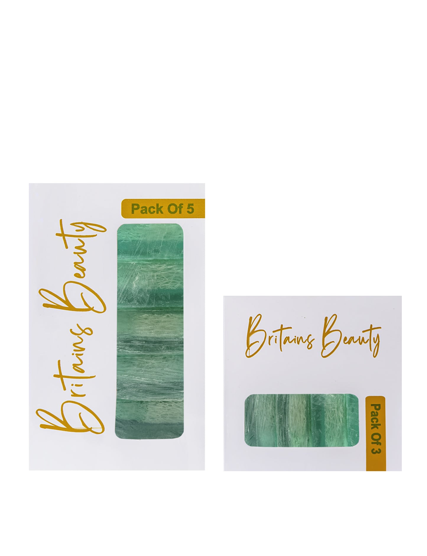 Britains Beauty Homemade Ocean Salt Soap – Natural Skincare, Refreshing Clean, Hydrates and Exfoliates, Pack of 3 & 5, 100g Each
