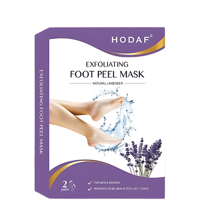 Revitalising Foot Mask for Soft, Smooth Feet - Natural Skin Peeling Treatment - Hydrates, Nourishes & Repairs Cracked Heels - Easy-to-Use Home Spa Experience - 2 Pairs
