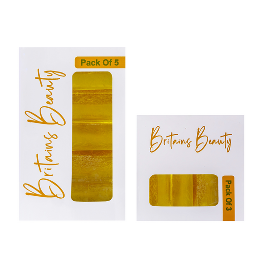 Britains Beauty Handmade Essential Lemon Soap - Refreshing Citrus Cleanse, Long-Lasting Hydration, Eco-Friendly, Pack of 3 & 5, 100g Each
