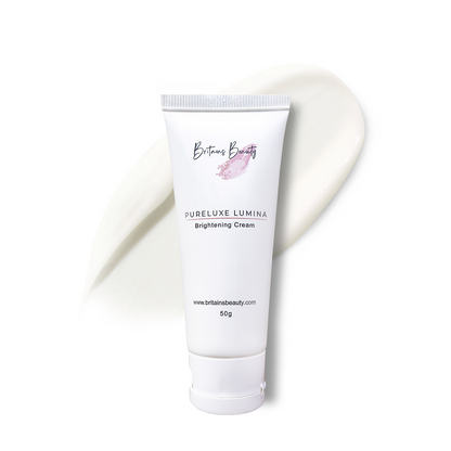 Britains Beauty Pureluxe Lumina Brightening Cream - Advanced Skin Tone Corrector, 50g | Hydrating, Paraben-Free, and Cruelty-Free