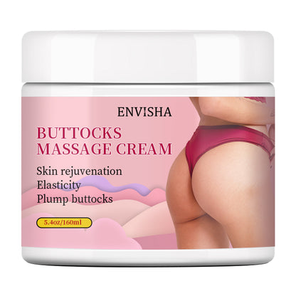 Buttocks Massage Cream – Promotes Skin Elasticity, Rejuvenation and Plumping – 5.4oz/160ml – Herbal Ingredients for Safe, Natural Enhancement