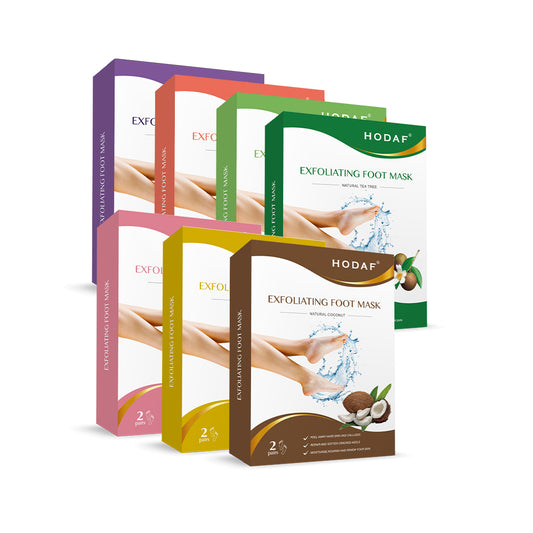 Revitalising Foot Mask for Soft, Smooth Feet - Natural Skin Peeling Treatment - Hydrates, Nourishes & Repairs Cracked Heels - Easy-to-Use Home Spa Experience - 2 Pairs
