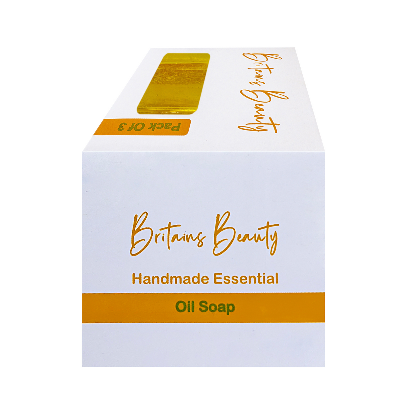 Britains Beauty Handmade Essential Lemon Soap - Refreshing Citrus Cleanse, Long-Lasting Hydration, Eco-Friendly, Pack of 3 & 5, 100g Each