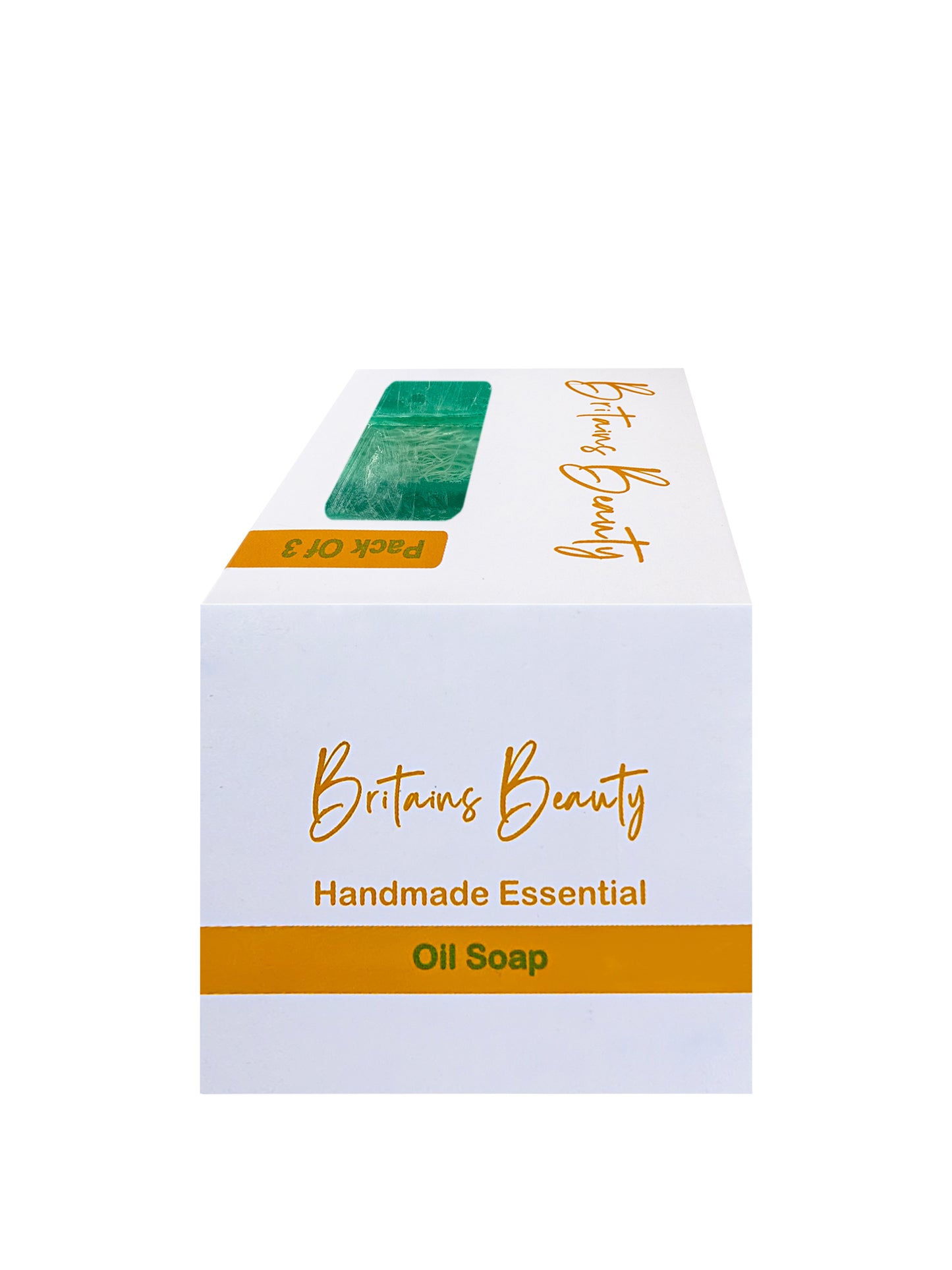 Britains Beauty Homemade Ocean Salt Soap – Natural Skincare, Refreshing Clean, Hydrates and Exfoliates, Pack of 3 & 5, 100g Each