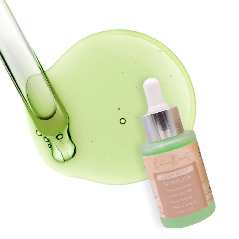 Britain's Beauty Dark Spot Corrector Oil – Fade Acne Marks & Blemishes, Even Skin Tone, Natural Hydration for Face & Body – 1 oz / 30ml