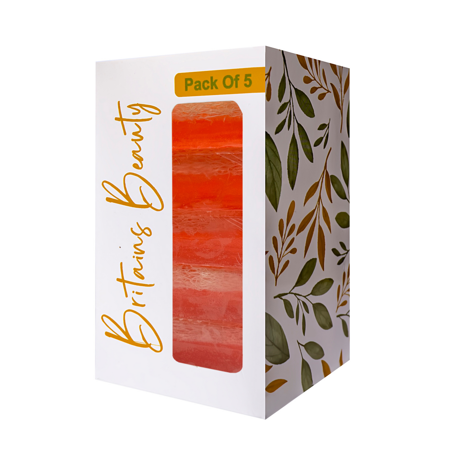 Britains Beauty Handmade Essential Oil Rose Soap – Luxurious Natural Skincare, Moisturizing Cleanser for Soft, Radiant Skin (Pack of 3 & Pack of 5, 100g per Bar)