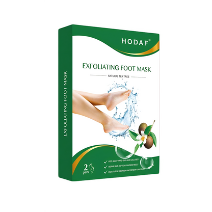 Revitalising Foot Mask for Soft, Smooth Feet - Natural Skin Peeling Treatment - Hydrates, Nourishes & Repairs Cracked Heels - Easy-to-Use Home Spa Experience - 2 Pairs