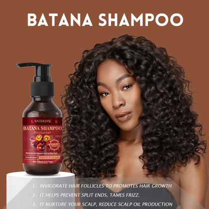 Batana Shampoo Moisturizer for Hair Growth, Split Ends Prevention, and Enhanced Texture, 100ml – All Hair Types, Contains Natural Ojon Oil