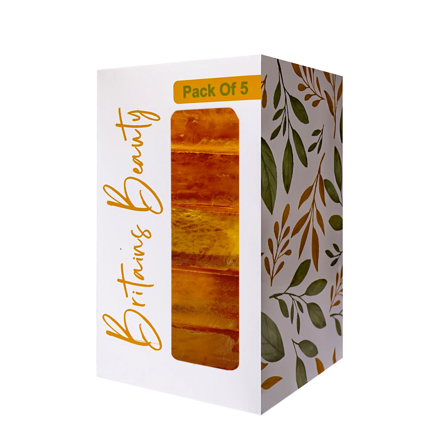 Britains Beauty Homemade Honey Soap Bundle - Natural Moisturizing Cleansing Bars, Pack of 3 & Pack of 5, Each Bar 100g