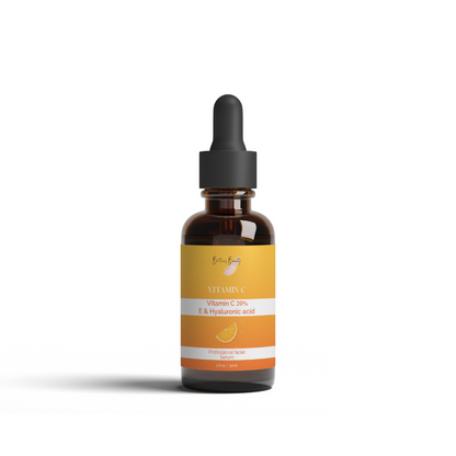 Britain’s Beauty Vitamin C Serum 30ML with 20% Vitamin C, Hyaluronic Acid, and Vitamin E for Anti-Aging, Brightening, and Skin Hydration – Organic Facial Serum for Wrinkle Reduction and Collagen Boosting