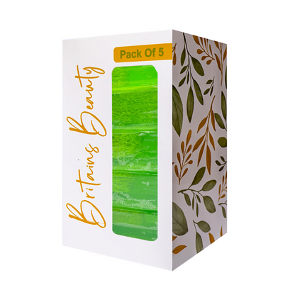 Britains Beauty Handmade Aloe Vera Essential Oil Soap - Multipack Options (Pack of 3 & 5), 100g Bars - Hydrating, Natural Skincare, Perfect for Sensitive Skin