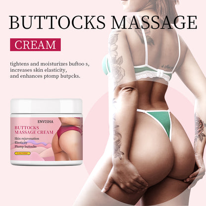 Buttocks Massage Cream – Promotes Skin Elasticity, Rejuvenation and Plumping – 5.4oz/160ml – Herbal Ingredients for Safe, Natural Enhancement