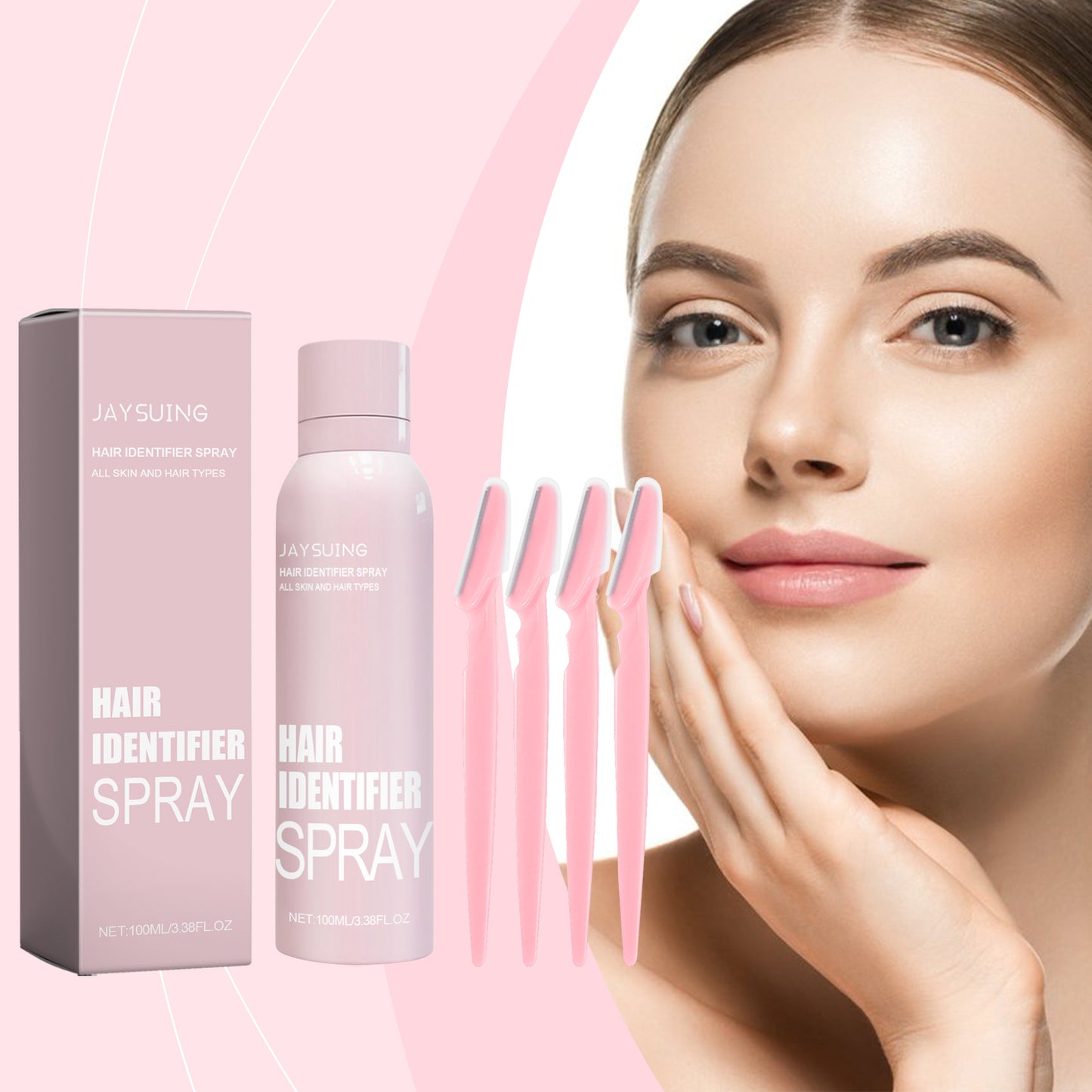 Advanced Hair Identifier Spray – Facilitate Easy and Safe Hair Removal with Skin Nourishment, Suitable for All Skin Types, 100ml
