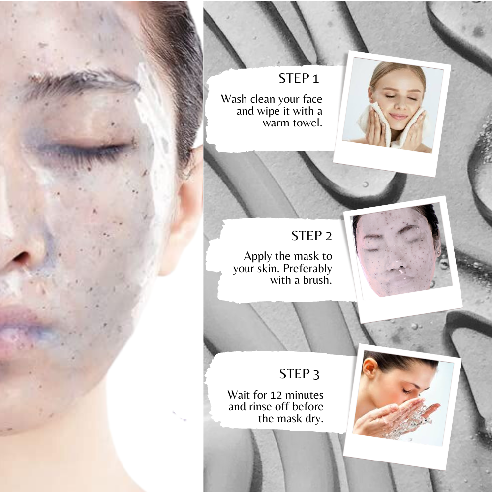 Britain's Beauty Sea Mud Soothe Repair Crystal Jelly Mask - Deep Hydration, Radiance, Organic Ingredients - 650g/23 fl. oz.