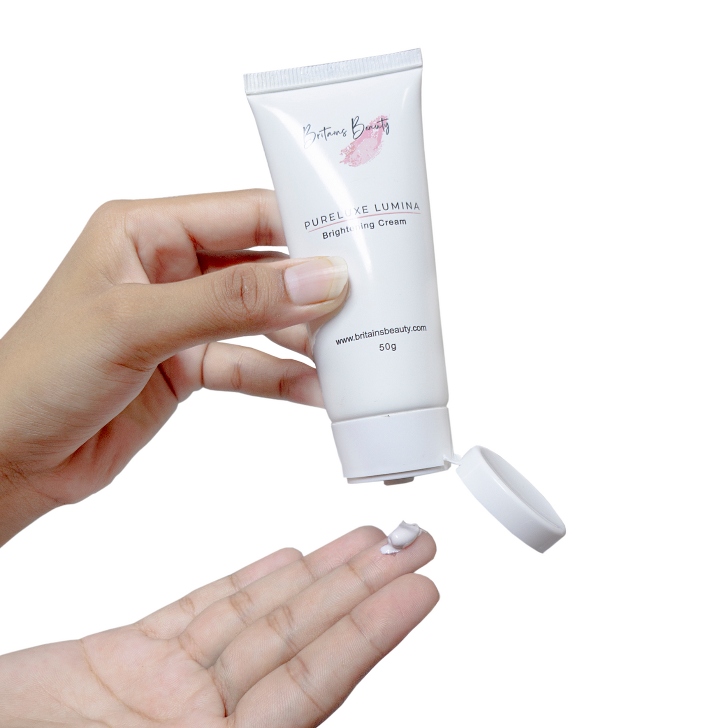 Britains Beauty Pureluxe Lumina Brightening Cream - Advanced Skin Tone Corrector, 50g | Hydrating, Paraben-Free, and Cruelty-Free
