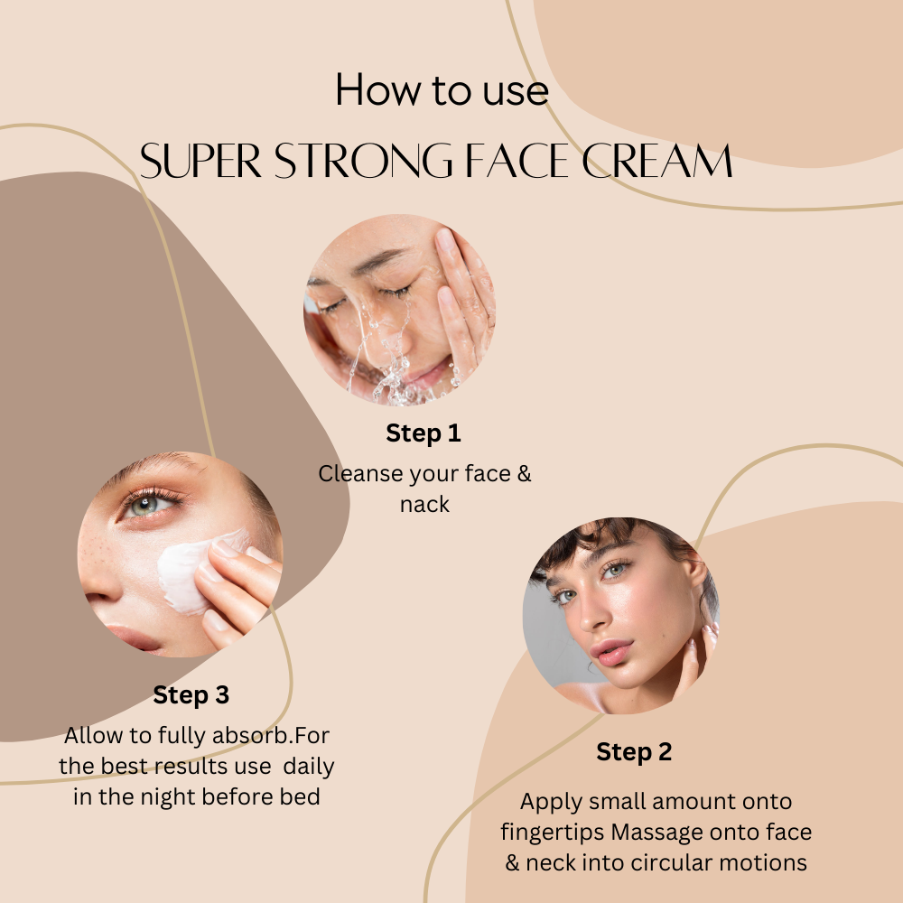 Britains Beauty 4 IN 1 Facial Cream - Collagen, Niacinamide, Vitamin C, & Vitamin E - Hydration, Skin Brightening & Firming Cream - 50 ml