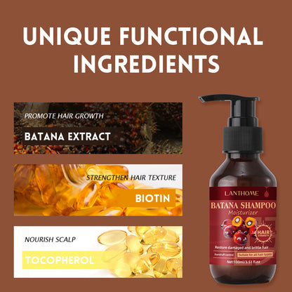 Batana Shampoo Moisturizer for Hair Growth, Split Ends Prevention, and Enhanced Texture, 100ml – All Hair Types, Contains Natural Ojon Oil