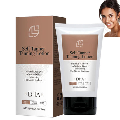 Self Tanner Tanning Lotion - Long-Lasting, Hydrating, and Easy-to-Apply for All Skin Types