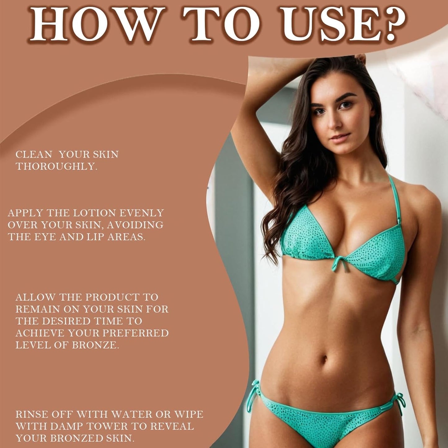Self Tanner Tanning Lotion - Long-Lasting, Hydrating, and Easy-to-Apply for All Skin Types