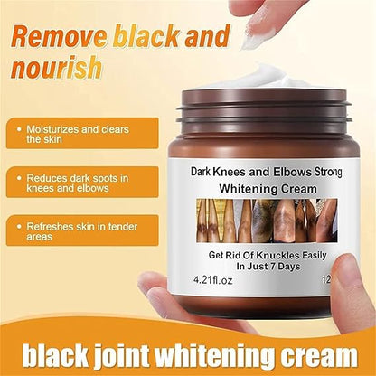 Dark Knees and Elbows Strong Whitening Cream - Powerful Skin Lightening, Moisturizing Formula for Dark Patches, Knuckles, and Elbows - Gentle, Effective Whitening Cream - 120g