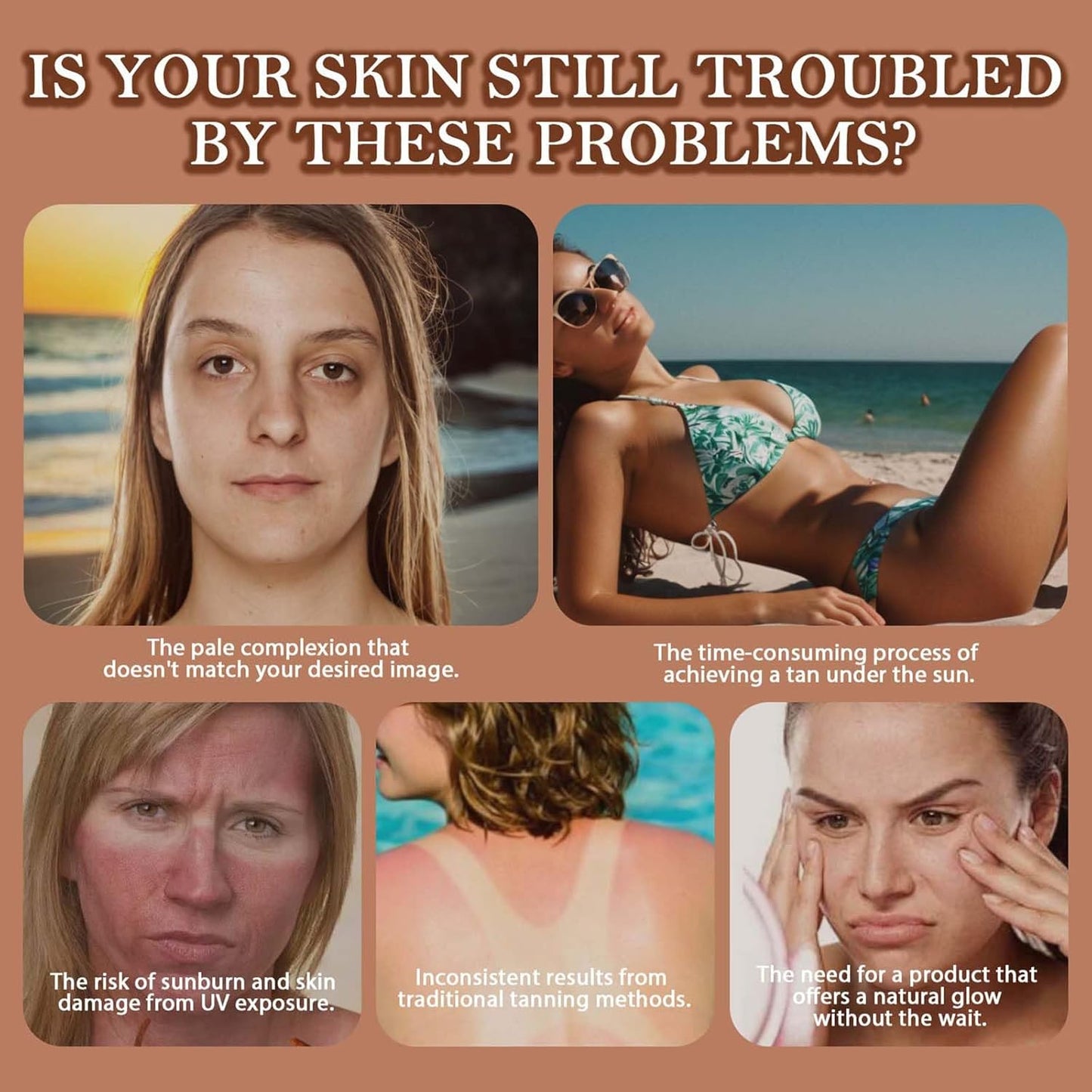 Self Tanner Tanning Lotion - Long-Lasting, Hydrating, and Easy-to-Apply for All Skin Types