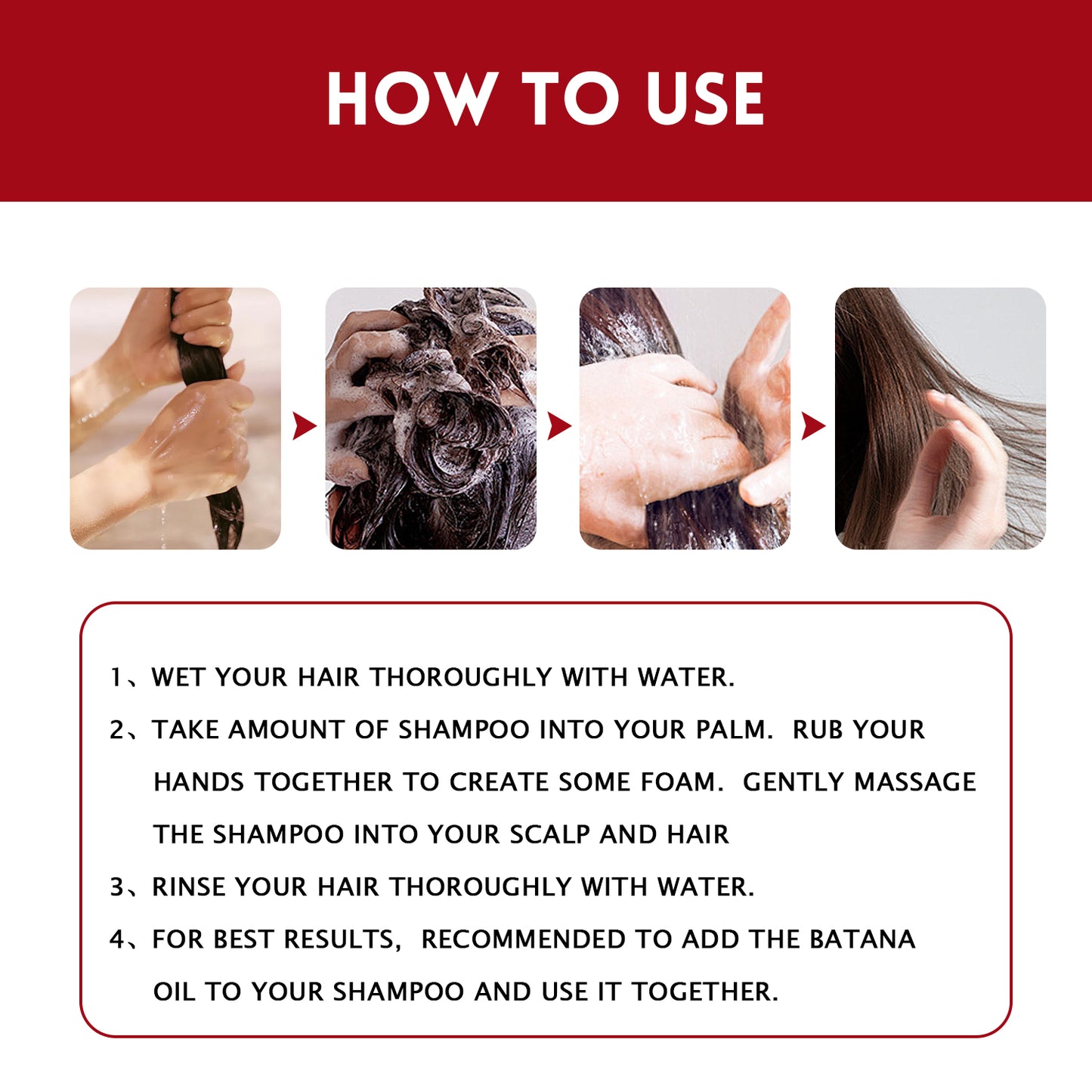 Batana Shampoo Moisturizer for Hair Growth, Split Ends Prevention, and Enhanced Texture, 100ml – All Hair Types, Contains Natural Ojon Oil