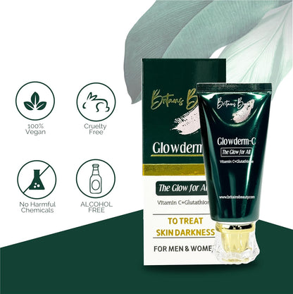Britains Beauty Glowdern-C Advanced Vitamin-C Anti Aging & Glutathione Cream for Radiant Skin - Unisex Formula, Reduces Dark Spots & Enhances Glow, 50gm