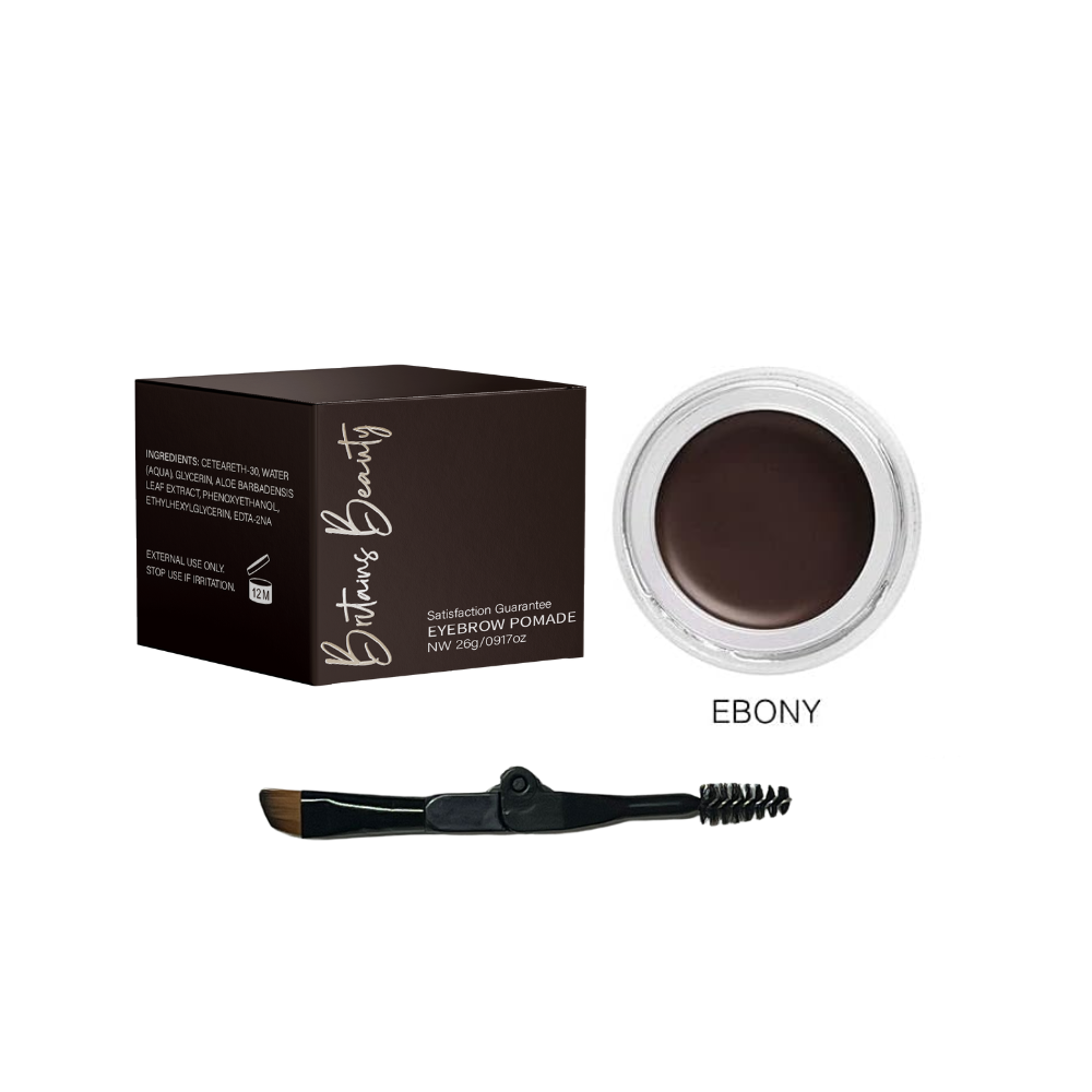 Britain's Beauty Waterproof Eyebrow Pomade – Long-Lasting, Smudge-Free Formula for Perfect Brows, Available in Multiple Shades | Blonde, Taupe, Soft Brown, Medium Brown, Dark Brown, Chocolate, Ash Brown, Ebony, Auburn, Caramel