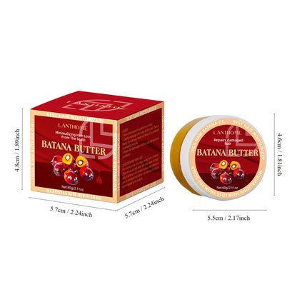 Batana Butter Hair Treatment – Intensive Moisturiser for Repair and Growth, Minimises Hair Loss, Repairs Split Ends – 6.11oz