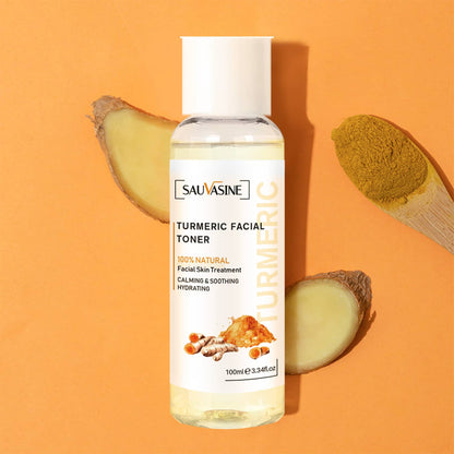 Britains Beauty Turmeric Facial Toner - 100% Natural Skin Treatment, Calming & Soothing Hydration, Reduces Acne, Pore Tightening, Dark Spot Reduction, 100ml