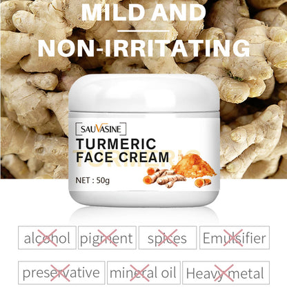 Britains Beauty Turmeric Face Cream – Britains Beauty Whitening Cream for Anti-Aging, Moisturizing, Skin Brightening, Acne Marks Repair – 50g Natural Herbal Formula