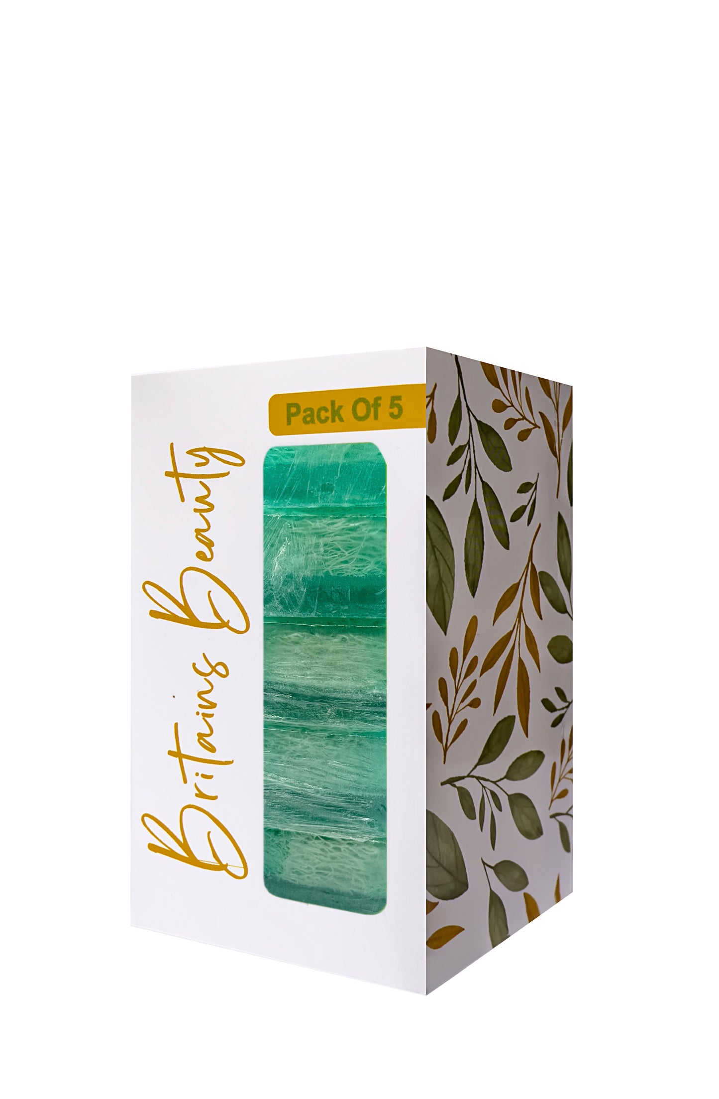 Britains Beauty Homemade Ocean Salt Soap – Natural Skincare, Refreshing Clean, Hydrates and Exfoliates, Pack of 3 & 5, 100g Each