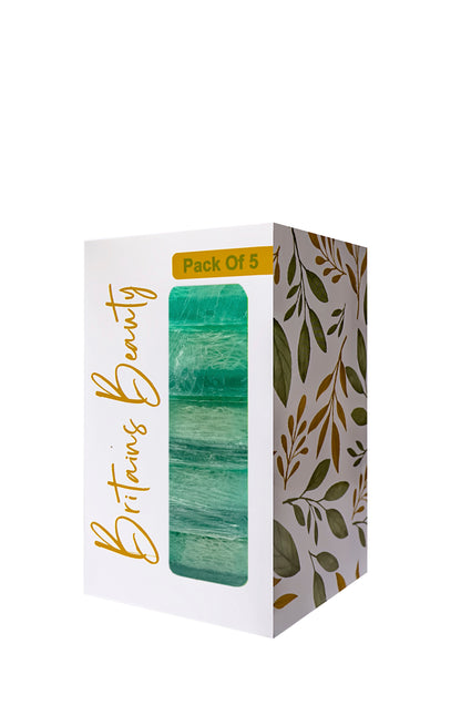 Britains Beauty Homemade Ocean Salt Soap – Natural Skincare, Refreshing Clean, Hydrates and Exfoliates, Pack of 3 & 5, 100g Each