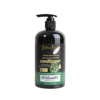 Britains Beauty Rosemary & Mint Hair Conditioner, 16.9 FL.OZ, Prevent Hair Loss, Revitalize and Strengthen, Paraben-Free, Sulfate-Free, with 100% Pure Rosemary Oil & Peppermint Oil