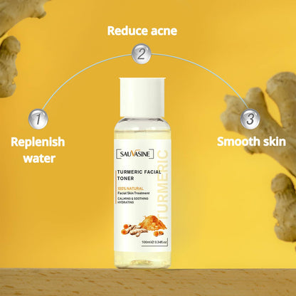 Britains Beauty Turmeric Facial Toner - 100% Natural Skin Treatment, Calming & Soothing Hydration, Reduces Acne, Pore Tightening, Dark Spot Reduction, 100ml