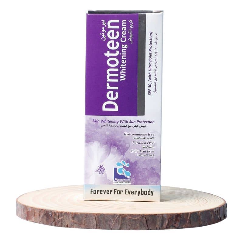 Britain's Beauty Dermoteen Whitening Cream - Enhances Radiance, Smoothens, Fair & Glowing Skin with SPF 30, Paraben-Free Formula, 50g
