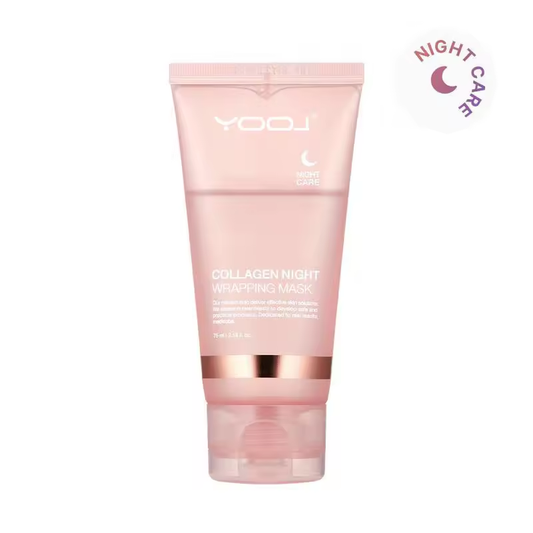 Collagen Night Wrapping Mask - Peel-Off Facial Treatment for Enhanced Skin Firmness and Hydration - 75ml