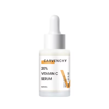 Vitamin C Serum 20% - Anti-Aging & Brightening Formula with Natural Antioxidants, Collagen & Hyaluronic Acid, Reduces Dark Spots & Wrinkles - 30ml/1.01 fl oz
