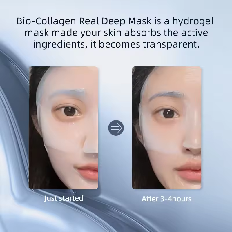 Carvenchy Bio-Collagen Real Deep Mask - Hydrating Facial Treatment for Radiant Skin, Enhanced Elasticity & Soothing Effect