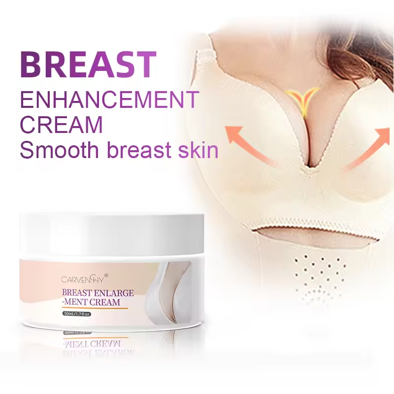 Breast Enhancement Cream - Natural Breast Enlargement and Firming Cream with Sausage Tree Fruit Extract, Pueraria Lobata Root Extract, and African Chandelier Tree Fruit Extract - 50ml for Smooth, Fuller, and Firmer Breasts