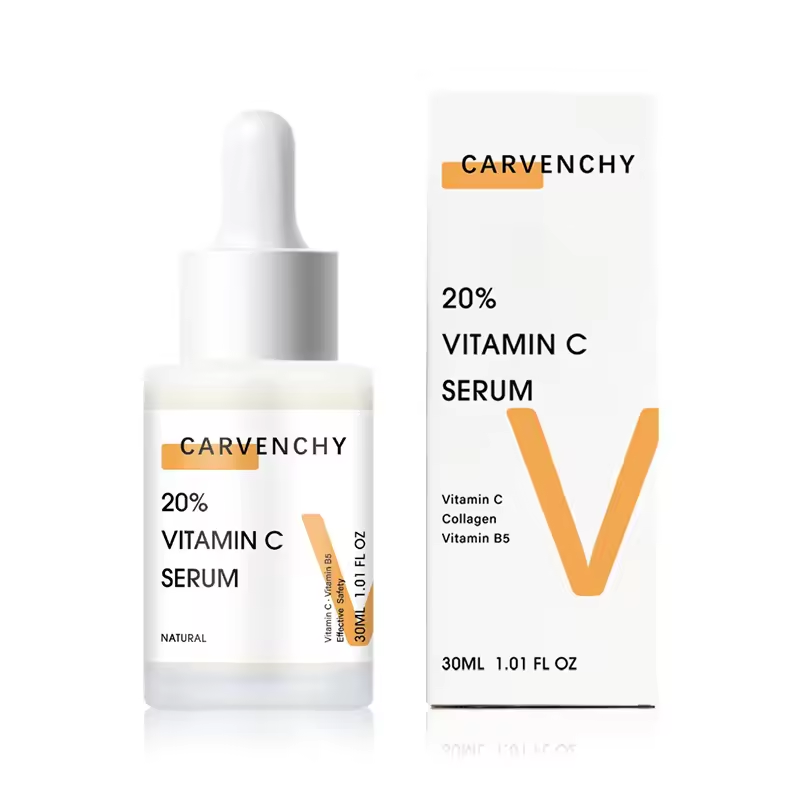 Vitamin C Serum 20% - Anti-Aging & Brightening Formula with Natural Antioxidants, Collagen & Hyaluronic Acid, Reduces Dark Spots & Wrinkles - 30ml/1.01 fl oz