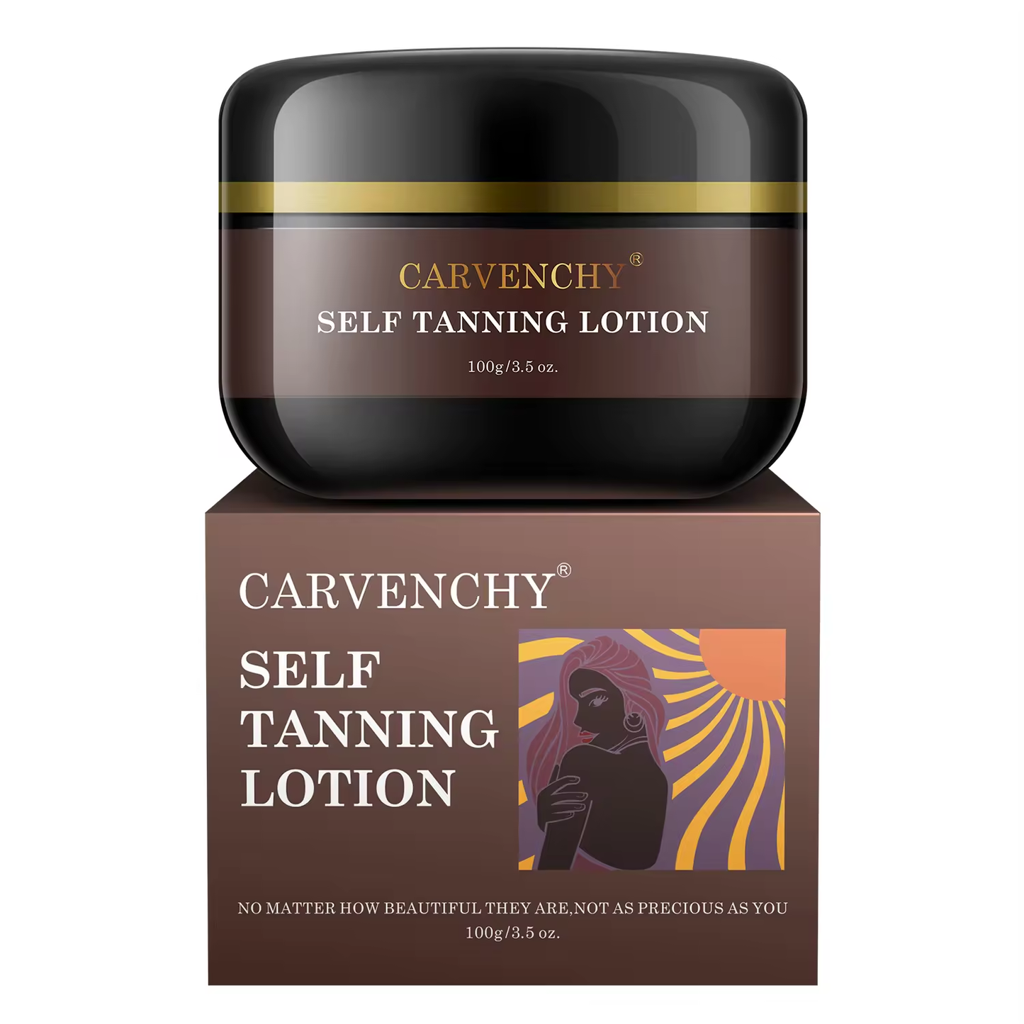 Self Tanning Lotion - Achieve a Natural, Streak-Free Tan at Home - Moisturizes and Brightens Skin - 100g